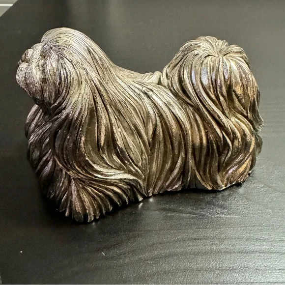 Pewter Pekingese figurine‎ - Picture 4 of 5